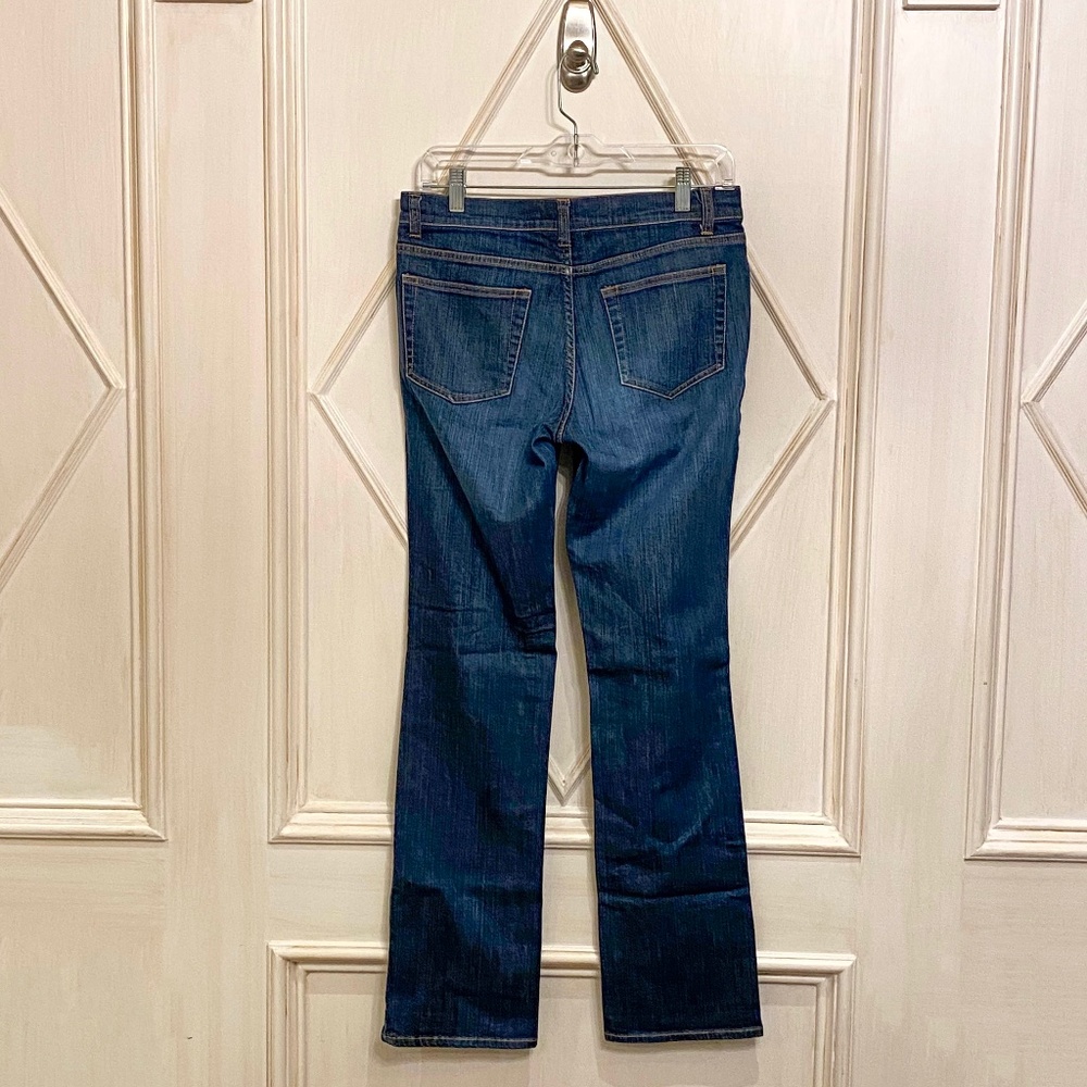 Garnet Hill Medium Rinse Basic Straight Jeans - image 2